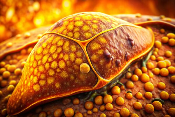 Liver Cancer Color Variations: Medical Stock Photo of Diseased Liver Tissue